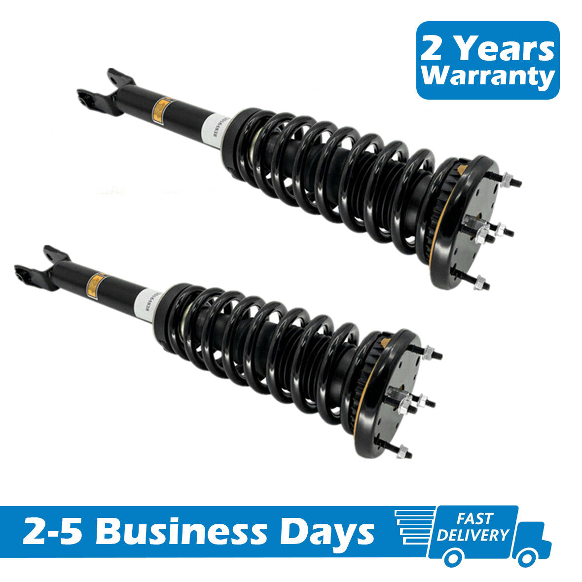 for Jaguar X351 XJ XJR XJR575 RWD 2010-2019 Pair Front Shock Coil Spring Struts