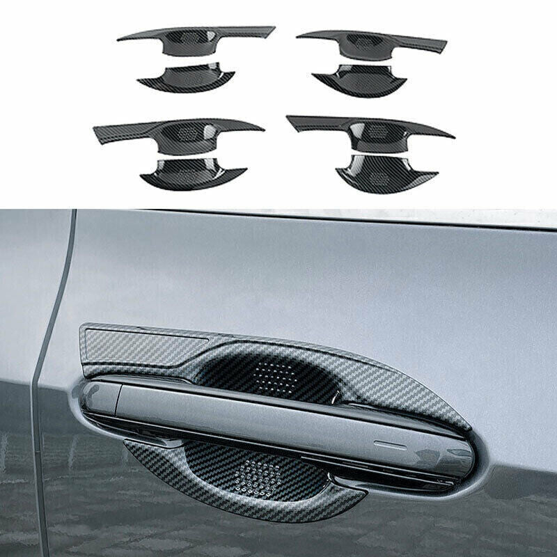 for Lexus NX250 350 450h 22-2024 Carbon Fiber Outer Door Handle Bowl Cover Trim