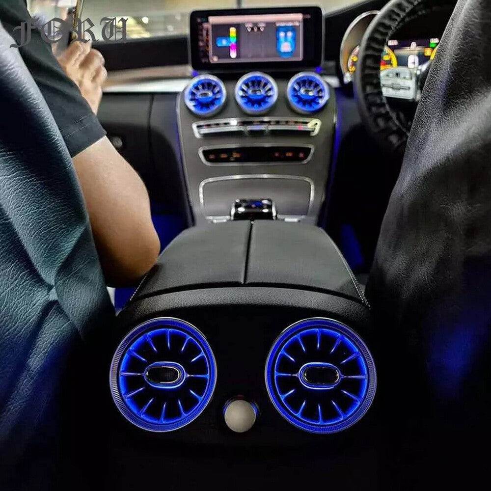 For 2015-2018 for Mercedes-Benz C Class W205 64 Color Air Vent LED Ambient Light Set
