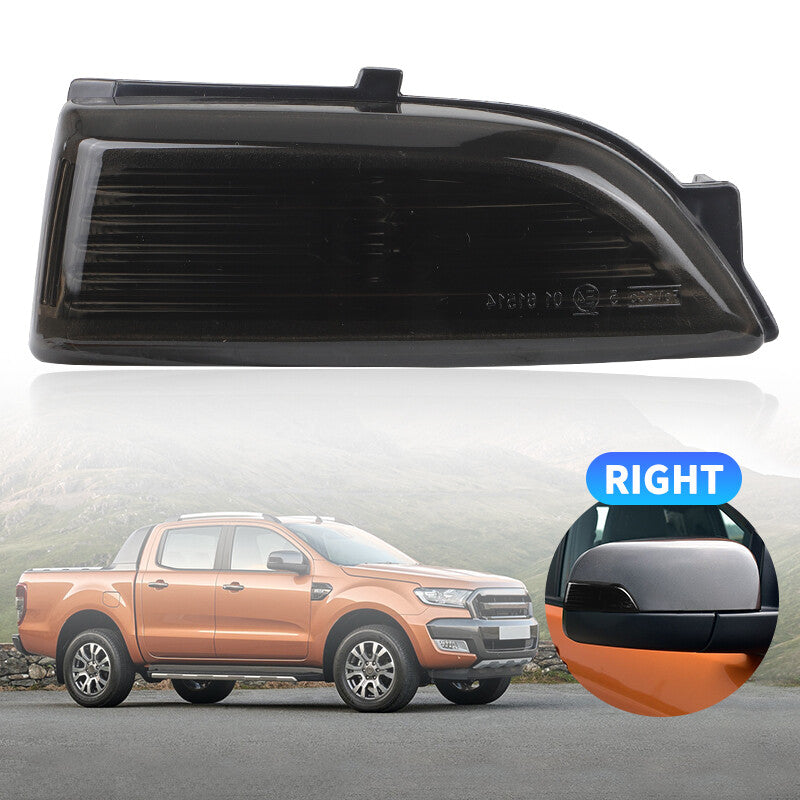 Right Side Mirror Turn Signal Light Lens for Ford Everest 15-19 Ranger T6 12-19