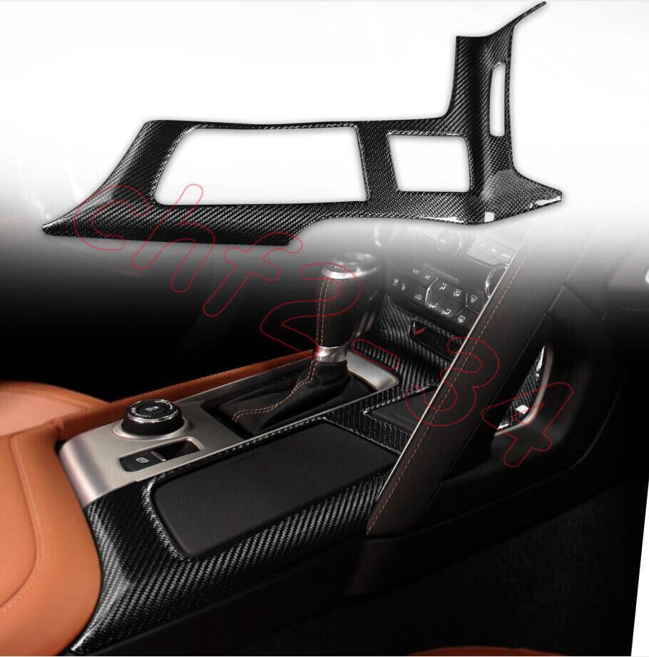 Dry carbon Front water cup panel trim 1PCS Fit for Chevrolet for Corvette C7 ZR1 Z06