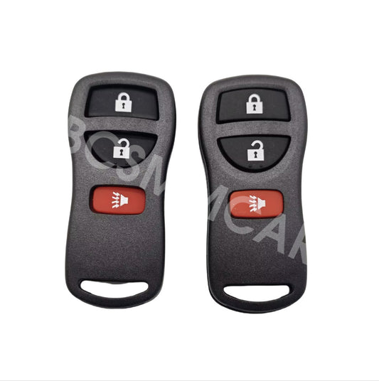 Car Key Fob Remote Shell Case Keys Cover 2PCS Fit for Nissan Xterra 2002-2015