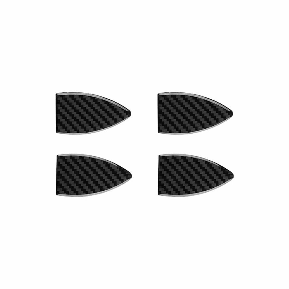Carbon Fiber Inner Door Handle Bowl Panel Cover Fit for Toyota RAV4 2006-11