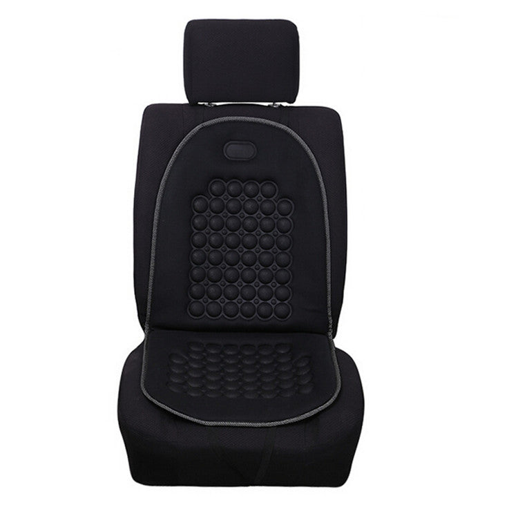 2x Universal Black Car Foam for Seat Mat Padded Cushion Massage Therapy Beads Cover