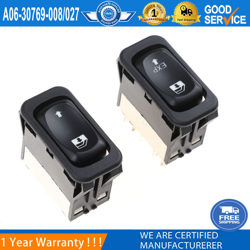 Two front left window switches for Freightliner Columbia Century 2001 - 2011