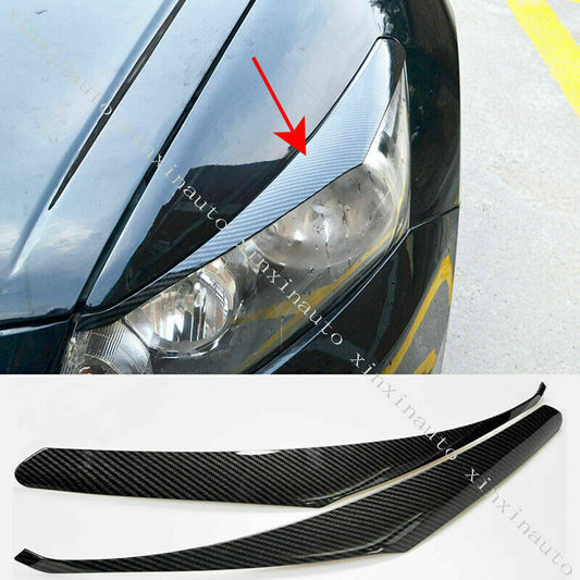 for Honda Accord 2008-2012 Carbon Style ABS Headlight Lamp Eyelid Molding Trims