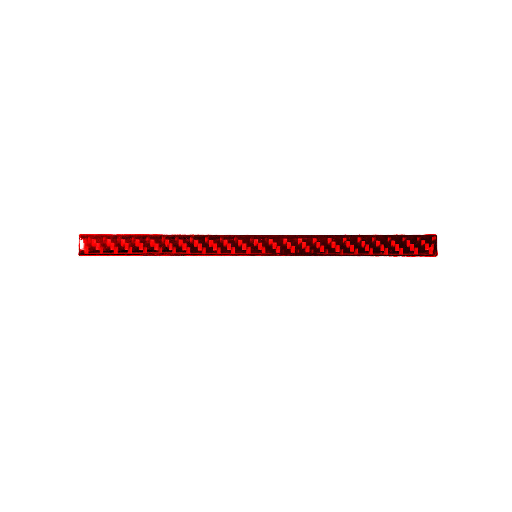 Red Carbon Fiber Above Navigation Cover Trim For Silverado/tahoe/ for sierra 2007-14