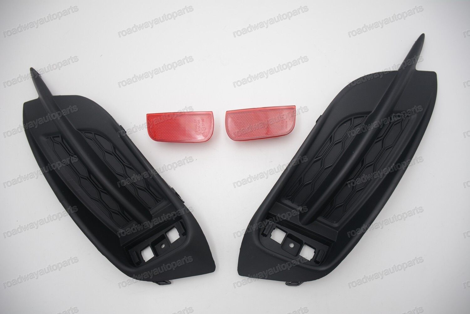1Pair Rear Bumper Reflector Light w/Cover Trim for HONDA for CIVIC SEDAN 2016-2018