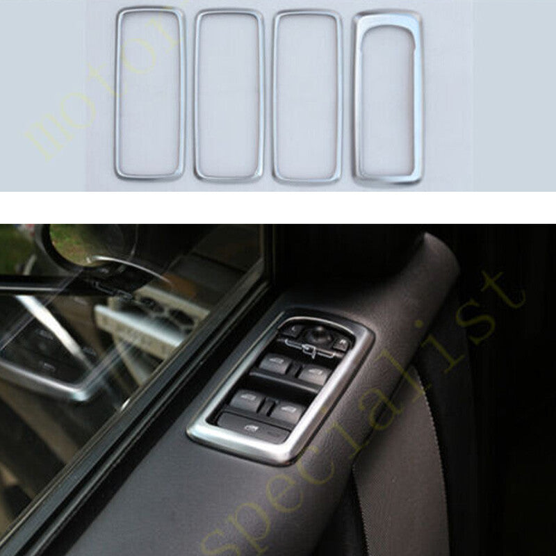 for Land Rover Range Sport 2010-2013 Silve Window lift panel switch cover trim