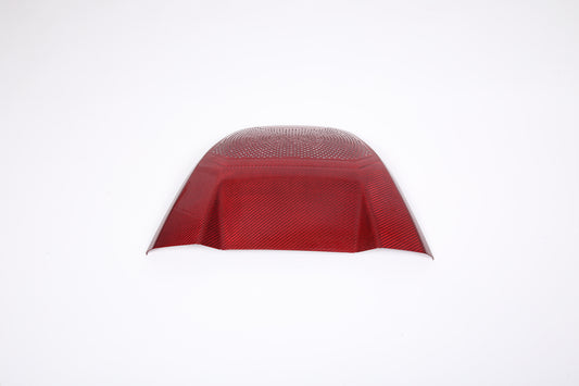ABS Red Center Central Cup Holder Frame Trim Cover for Toyota Tundra 2022-2023