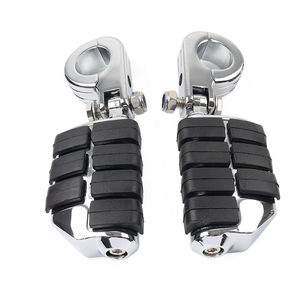 1-1/4 Highway Bar Footpeg Foot Pegs Mount Fit for Harley Touring Road Street Glide