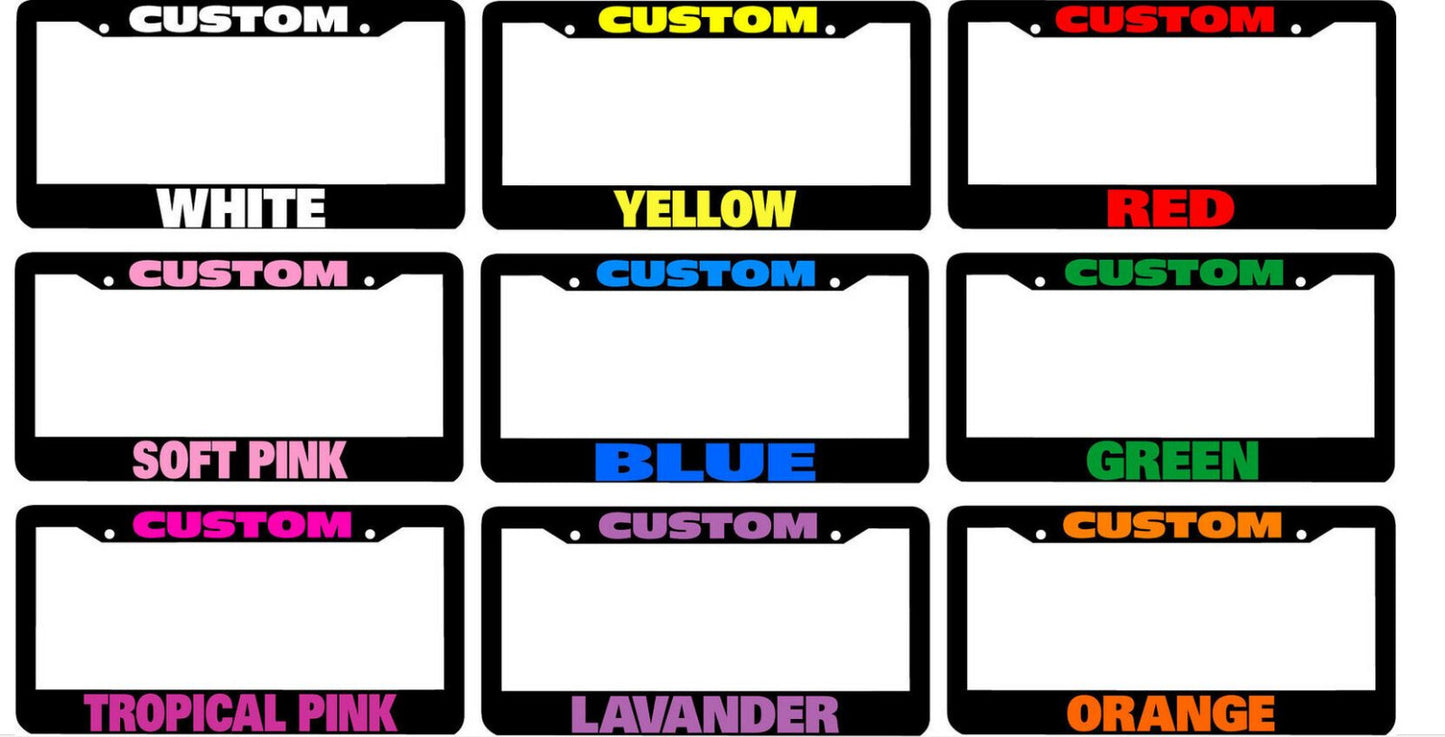 1 piece car license plate frame cover rear boot, 1 custom color for Mercedes-Benz