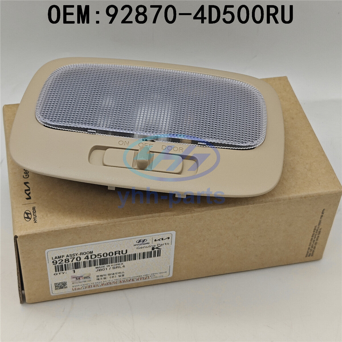928704D500RU Interior Overhead Room Lamp Beige for KIA RONDO CARENS 2008-2014