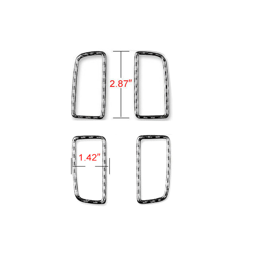 Carbon Fiber Oil Temperature Frame Cover Trim for Chevrolet Camaro 2010-2015
