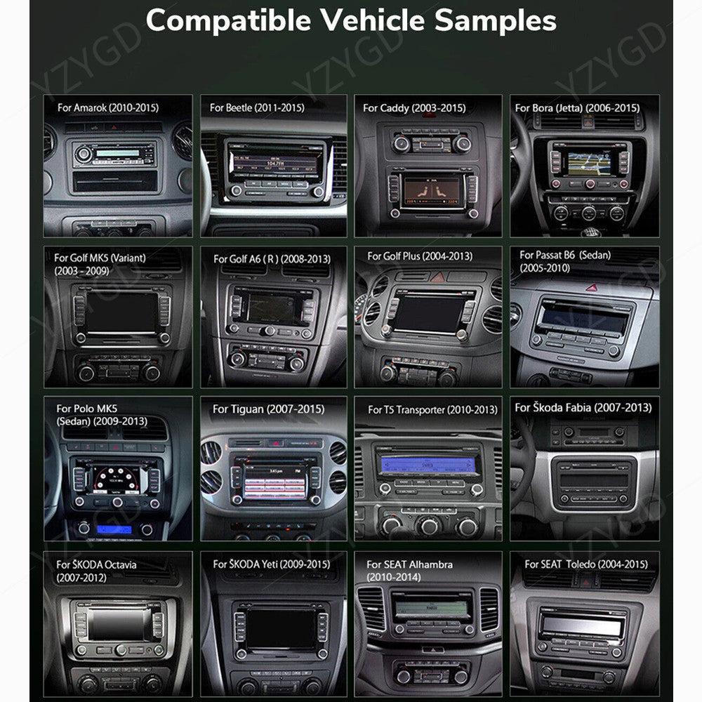 for Volkswagen Polo 2009-2013 Stereo Android Auto Carplay Car Radio GPS Screen
