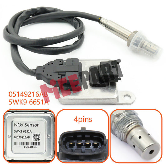 Nox sensor 05149216AB compatible with for Dodge for Ram 3500 4500 5500 6.7L diesel 5WK96651A