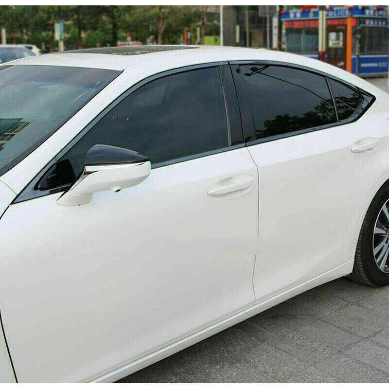 For 2019-2022 for Lexus ES250 ES350 ES300H Black Steel Full Window Trim Strip Cover