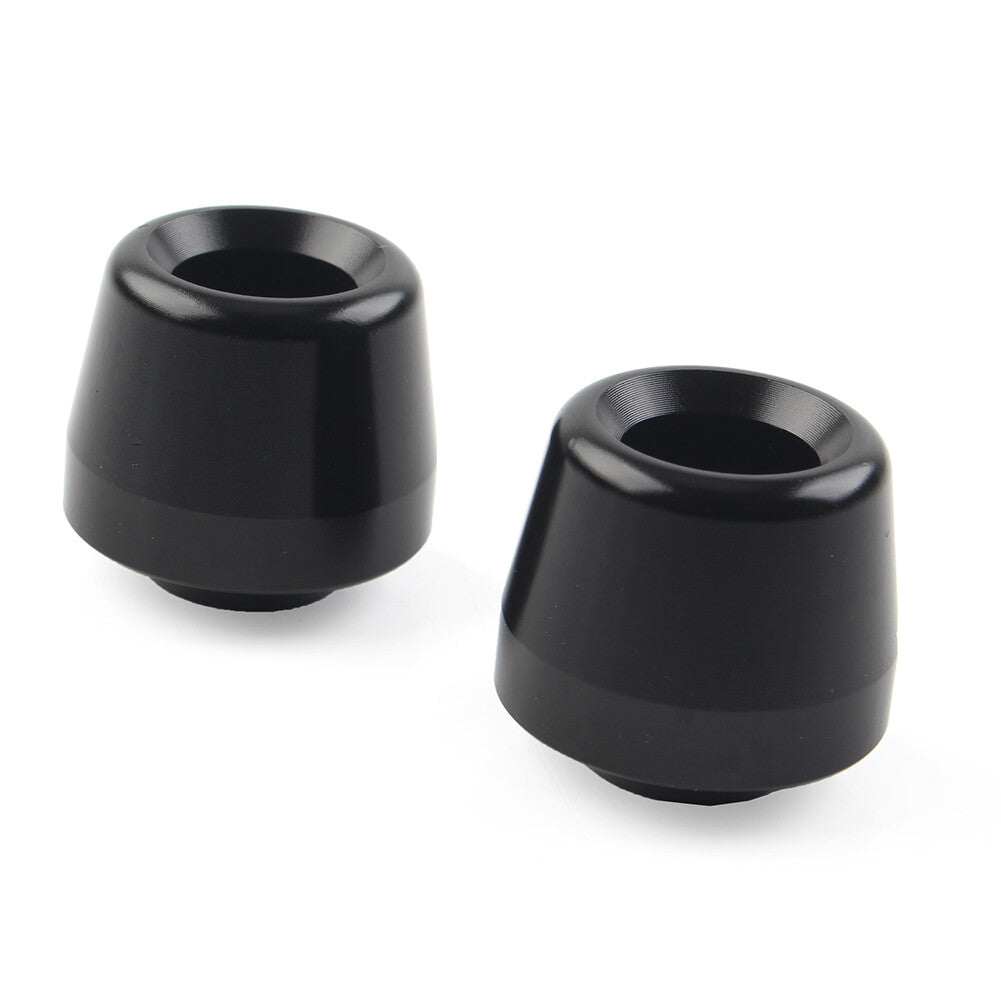 2¢ªCNC Lenkergriffe Lenkerendschieberkappe f¨¹r for YAMAHA YZFR1 YZF-R1 15-23 Schwarz