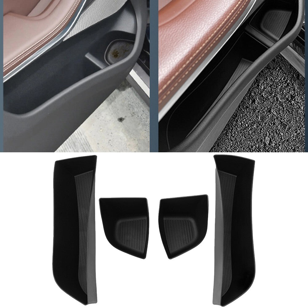 for BMW X5 2019-2024 Door Side Organizer 4PCS TPE Front Door Organizer Tray