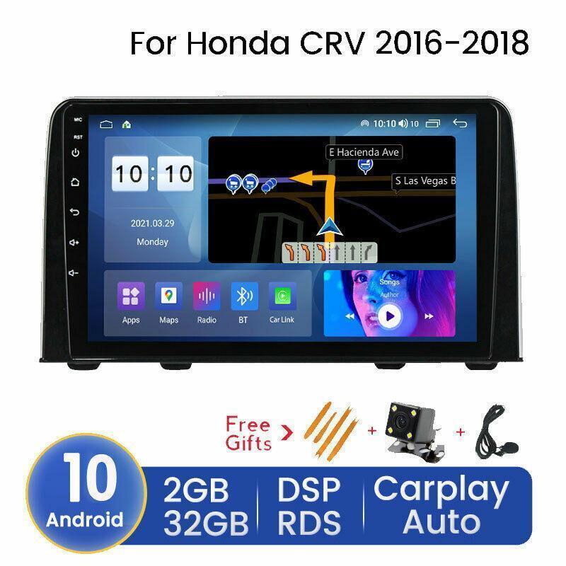 Car Stereo Radio GPS Navi Carplay for Honda CRVCR-V 2017-2020 9 Android 11