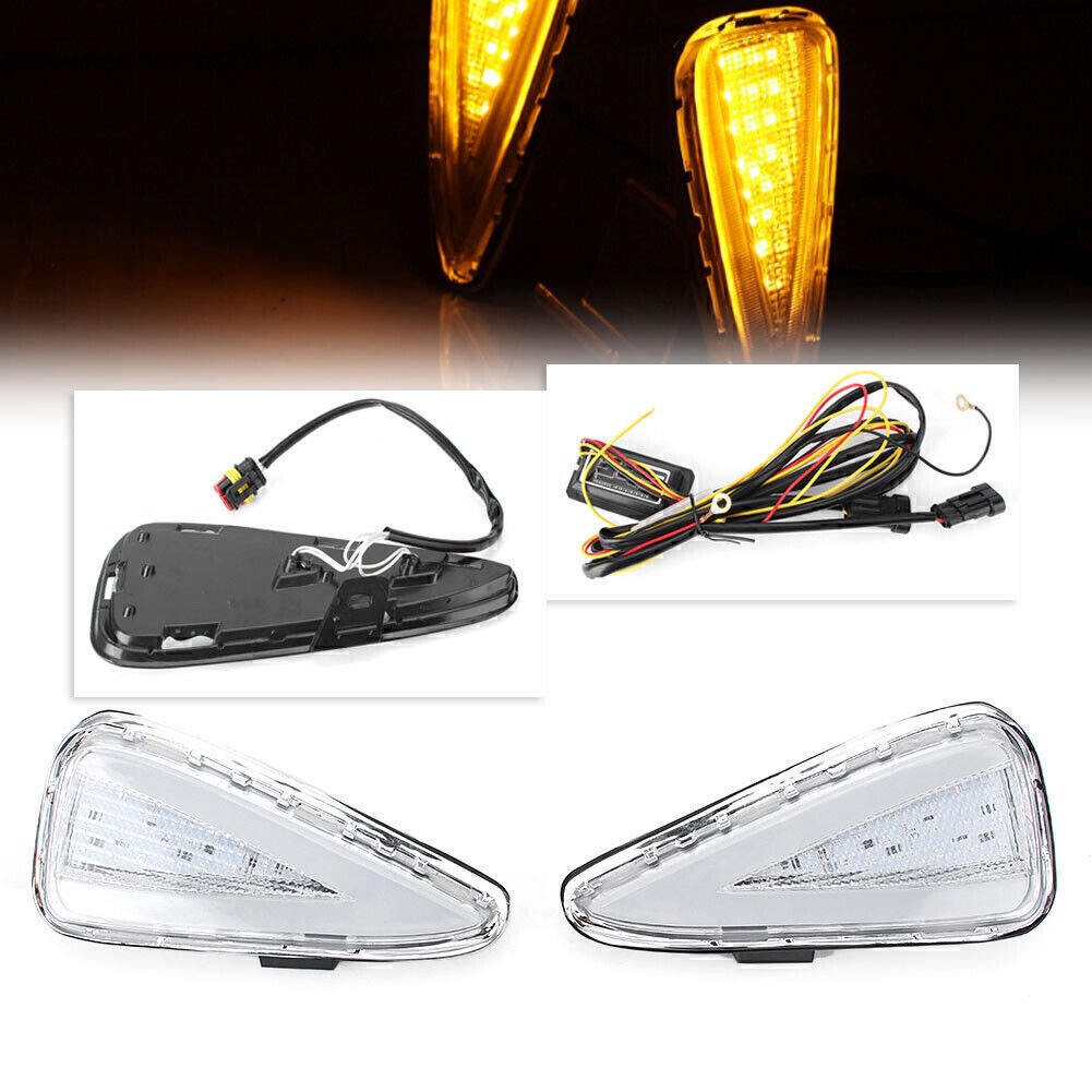 2x Car LED Daytime Running Light/Fog Lamps For 2015-2016 for Toyota for Camry