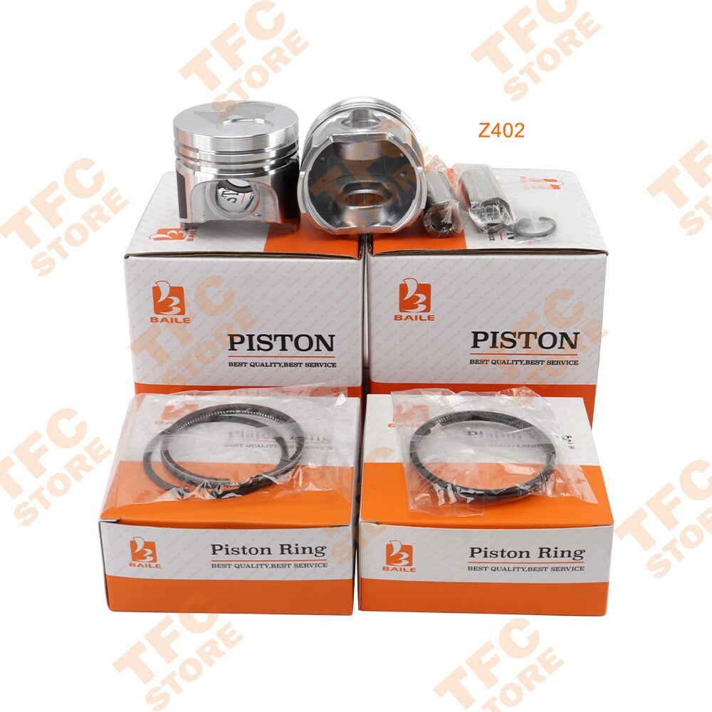 2 SET New Piston Kit  Rings STD 64mm for Kubota Z402 Engine