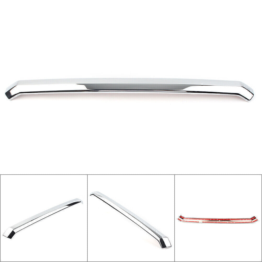 Front Head Hood Bonnet Strip Front Engine Cover Trim Fit for Toyota Tacoma 2015-19
