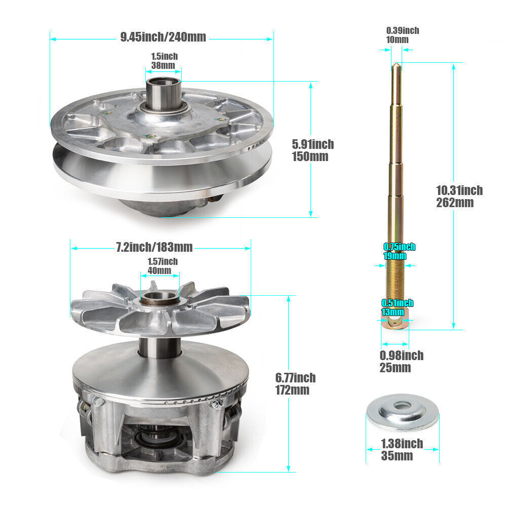 Suitable for POLARIS GENERAL 1000  XP PRIMARY  Secondary EBS reduction clamps and levers