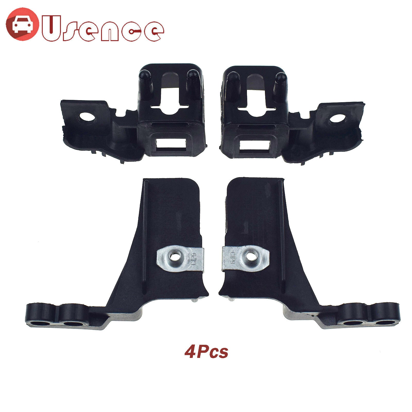 Set of 4 Headlight Lamp Mount Bracket LH RH for Ford Fusion for Lincoln MKZ 2013-16