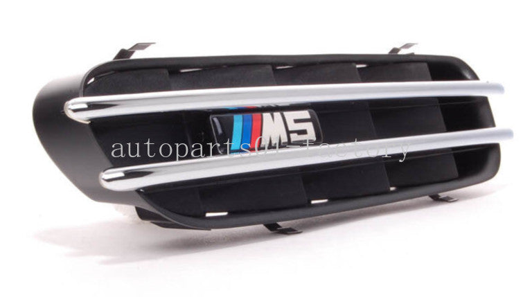2PCS New Front Left+Right Wing Grille Cover Panel for BMW 5 Series E60 M5