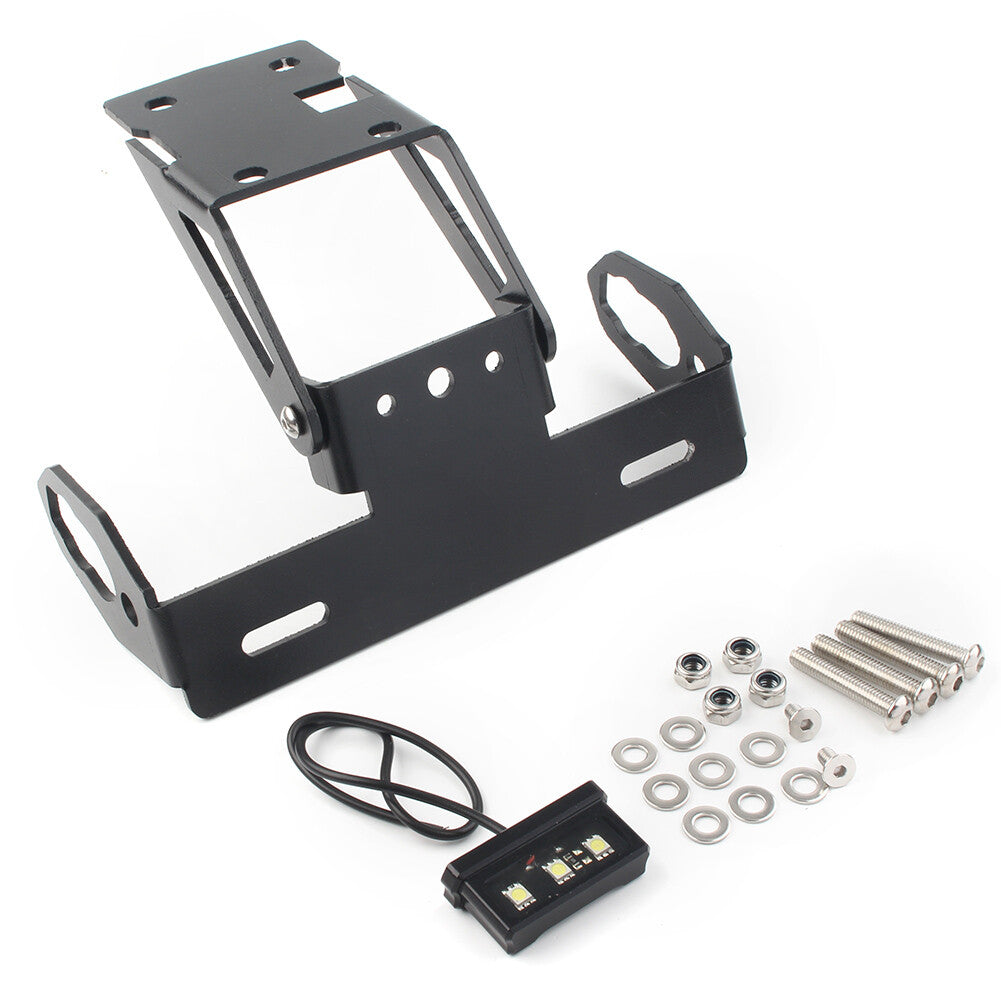 Rear Tail Tidy License Plate Holder Bracket Mount for Kawasaki Z650 2017-2020