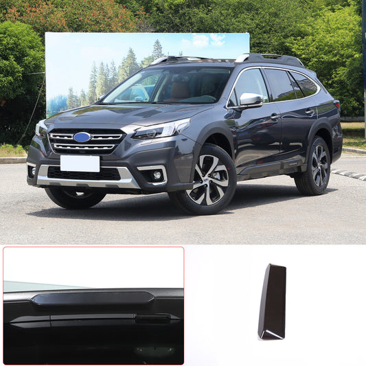ABS smoked black taillight cover trim for Subaru Outback 2021-2023