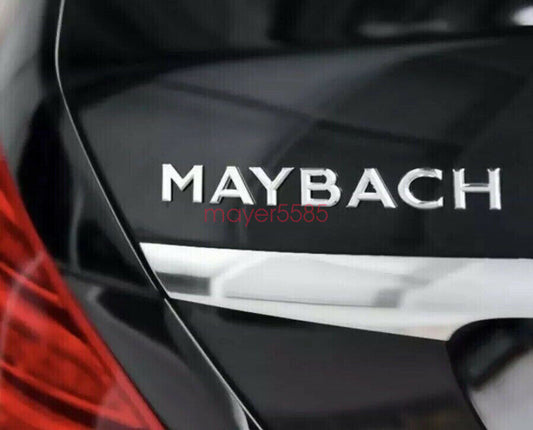1-pack of new ABS for Mercedes - for Maybach letter trunk badge stickers