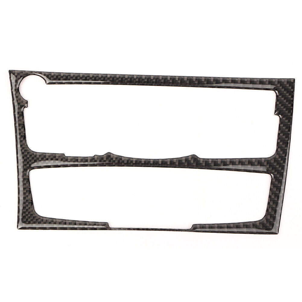 Real Carbon Fiber Interior Dashboard Console CD Panel Cover Trim Fit for Audi A4 B8