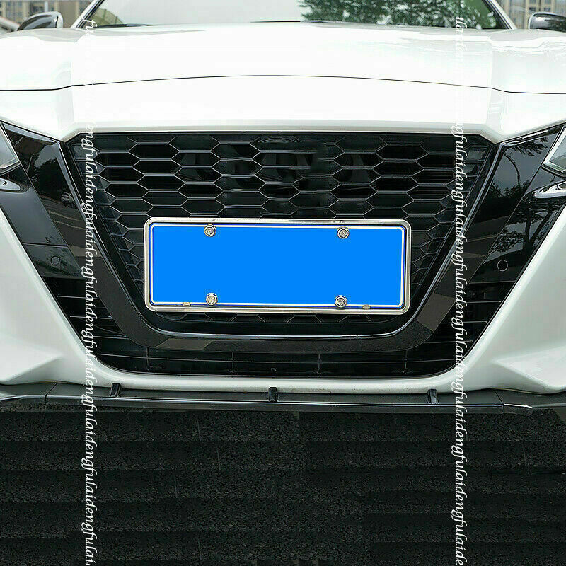 for Nissan Altima 2019-2022 Glossy Black Front Bumper Grill Moulding Cover Trim