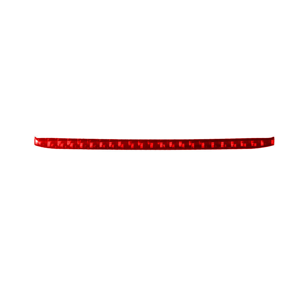 Red Carbon Fiber Below Climate Control Panel Trim for Hyundai Azera 2006-2011