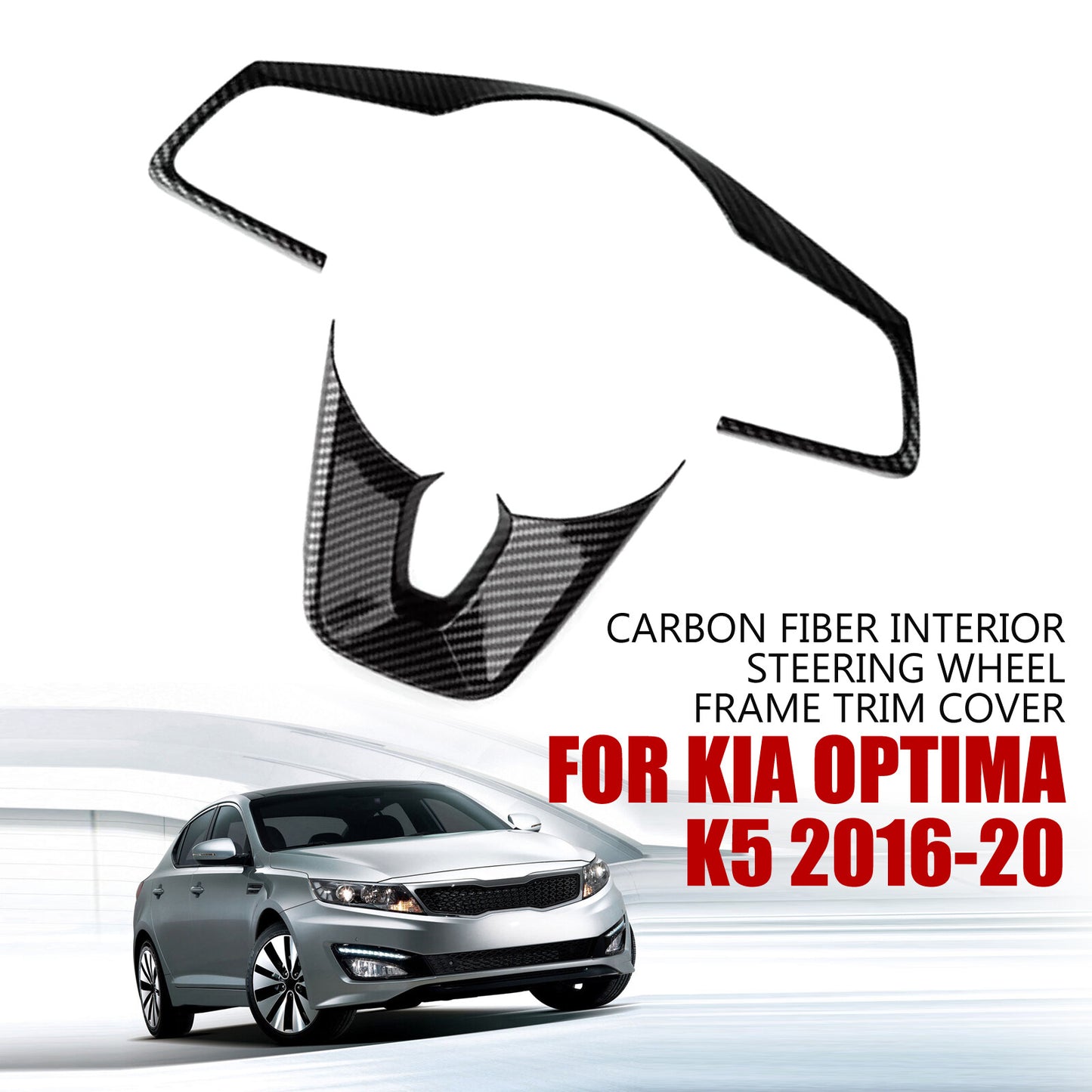 Interior steering wheel frame trim cover for 2016-20 for Kia Optima K5