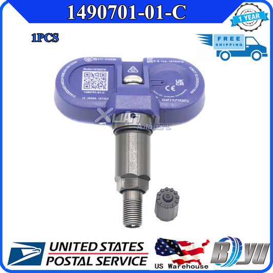 149070101B is a Bluetooth tire pressure sensor for Tesla Model 3 SXY, model 1490701-01-C.