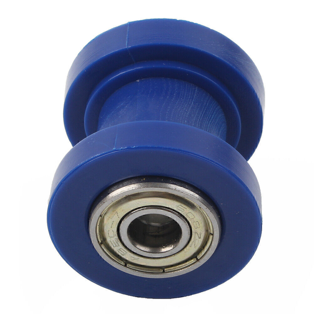 8mm Chain Roller Slider Tensioner Guide Pulley Dirt Pit For Bike Motorcycle Blue
