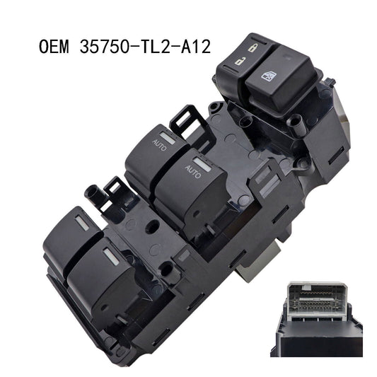 for Acura TSX 2009-2014 Front Left Master Power Window Door Switch 35750-TL2-A12