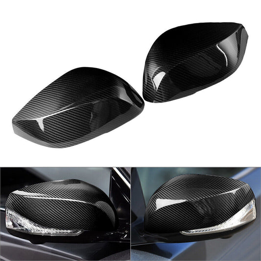 CARBON FIBER SIDE VIEW MIRROR COVER CAPS for 2014-20 for INFINITI Q50 Q60 Q70 QX30