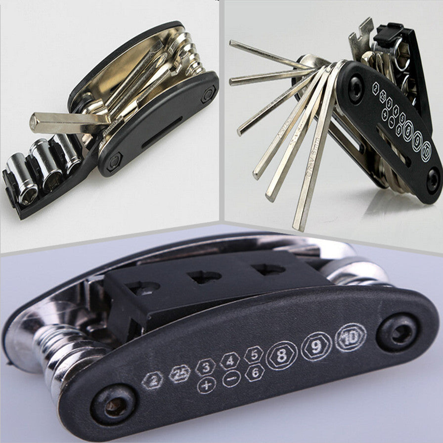 Portable Motorcycle Multi Hex Key Wrench Screwdriver Socket Repair Tool