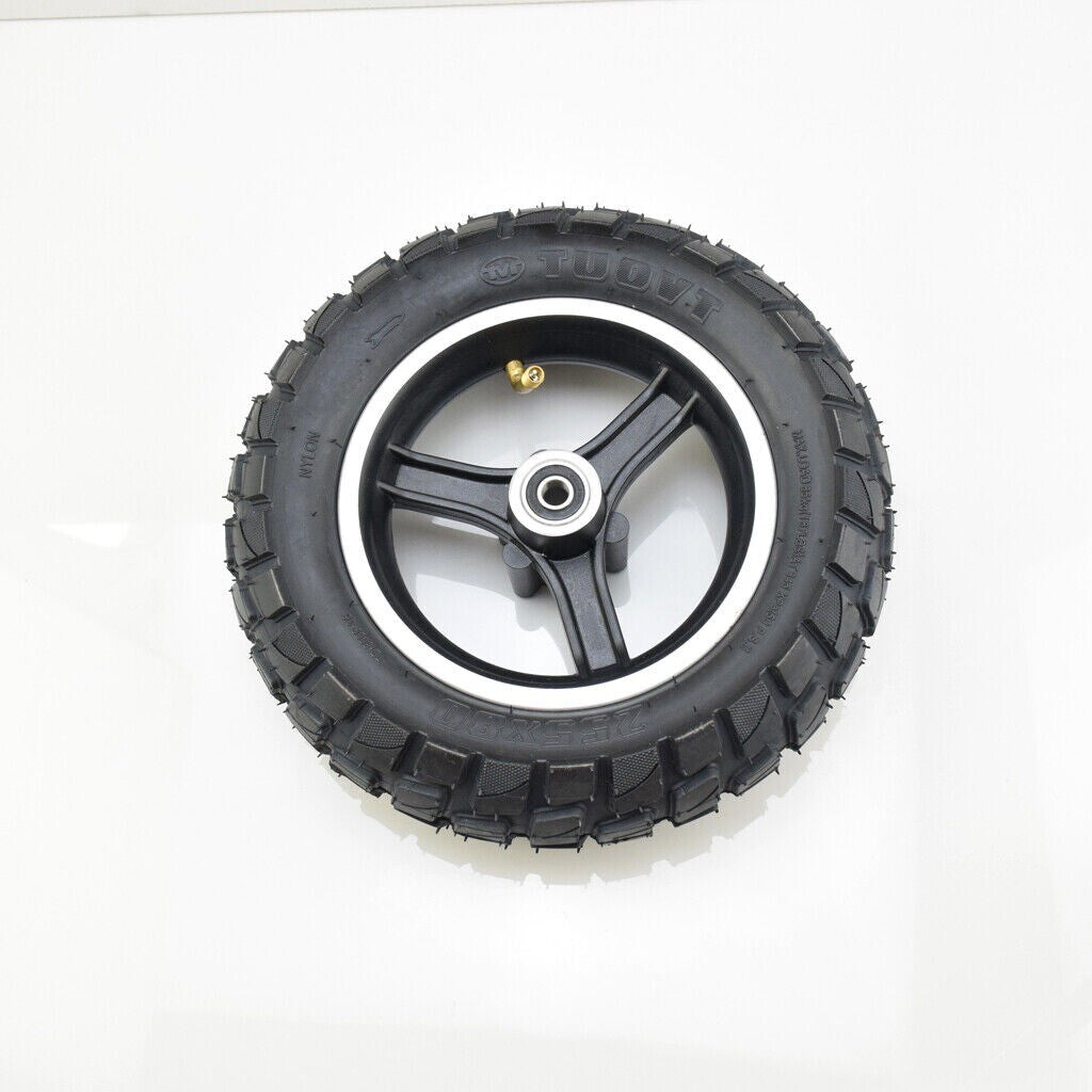 255x80 Off Road Electric Scooter Wheel Set Alloy Disc Brake Inner Outer Tire