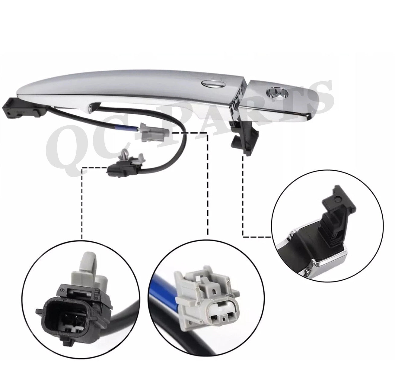 The front left (driver's) side door handle is compatible with for Nissan 2013-2018 Sentra S, SL, SR, SV models.