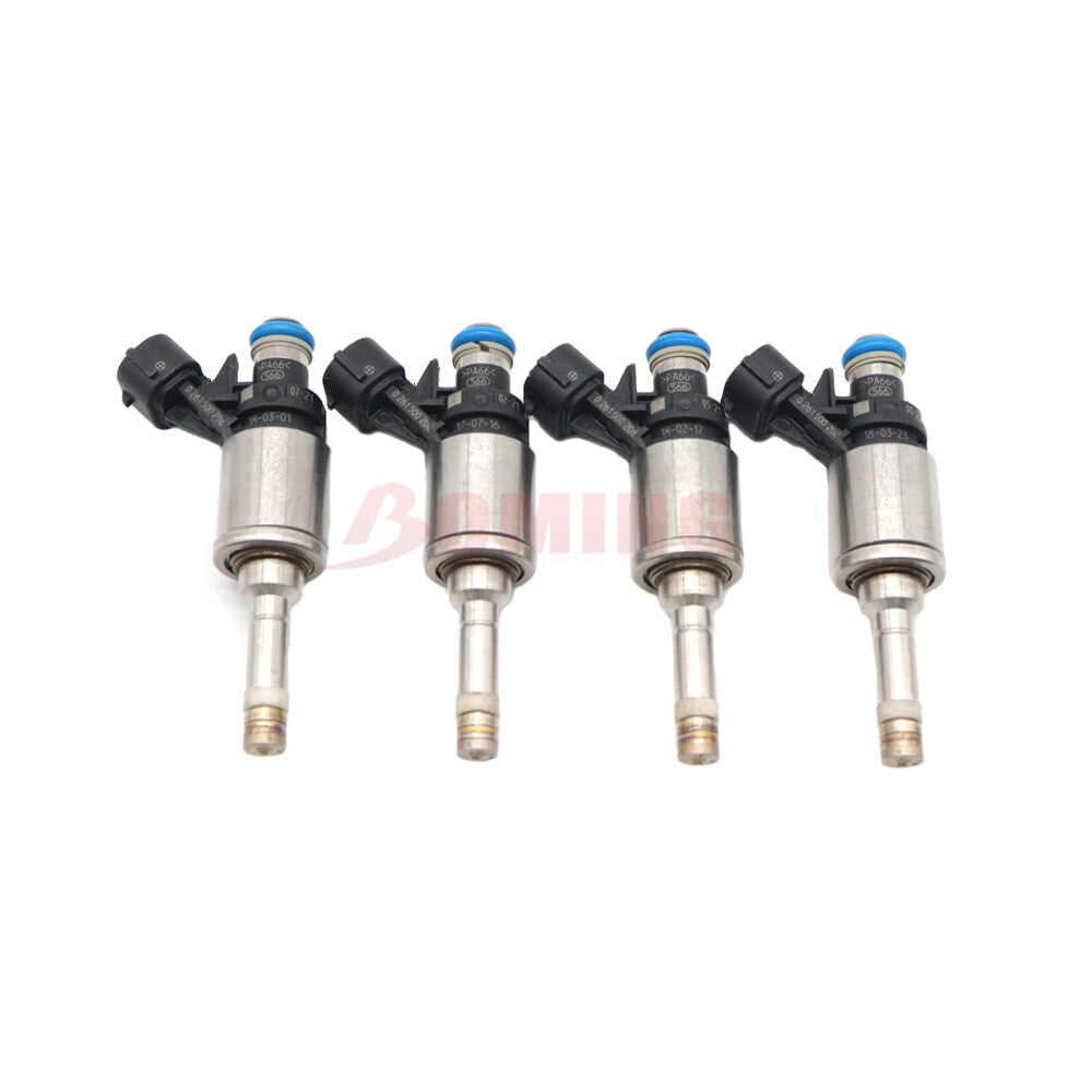 Four 16600-4BB0A and 16600-1KC0A GDI fuel injectors suitable for 2011-2017 for Nissan Juke 1.6L...