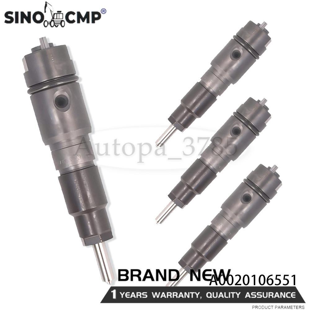 4X Fuel Injector A0020106551 for MERCEDES -BENZOM 501/502LA Engine NEW