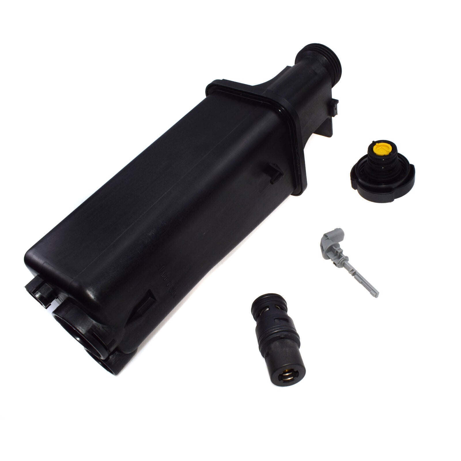 for BMW X3 X5 325 328 Radiator Coolant Expansion Tank + Thermostat + Sensor Kit
