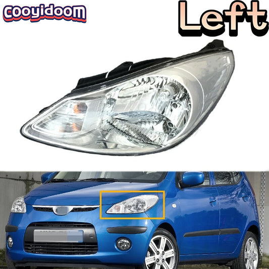 Left fog light for car headlights/fog lights applicable to for Hyundai I10 2007 - 2011 vehicles.