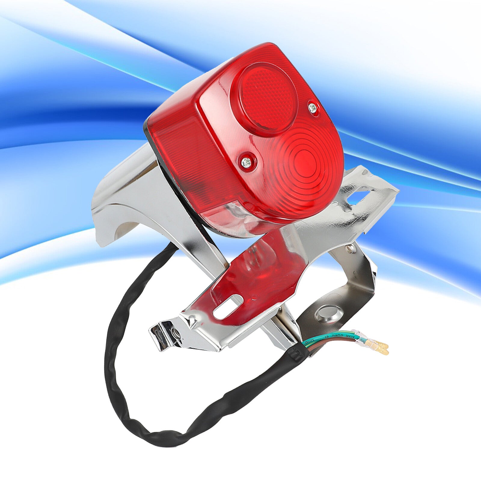 for Honda ST70 DAX ST50 ST90 CT50 CT70 Red Rear Brake Tail Light w/Bracket Kit