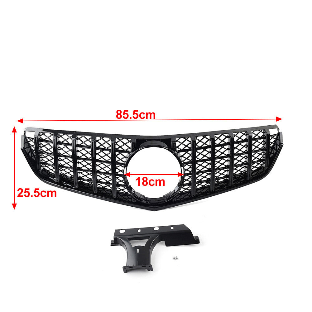 GTR Style Front Bumper Hood Radiator Grille for Benz E Class W207 2009-2013 2009